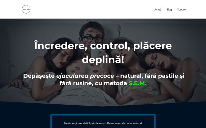 Screenshot of coach-nicu.ro