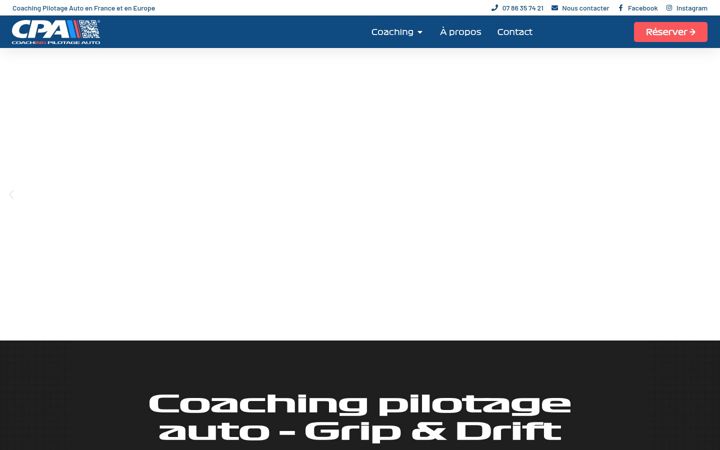 Screenshot of coach-pilotage-auto.com