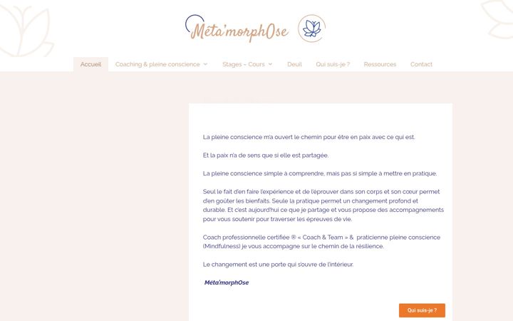 Screenshot of coach-pleineconscience-toulouse.fr