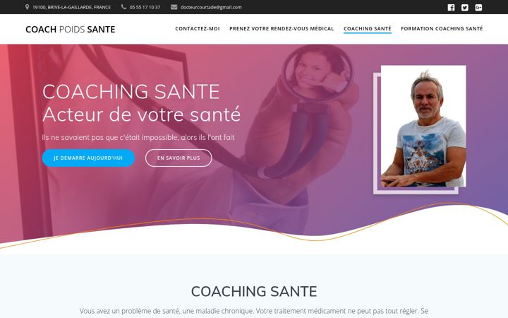 Ekrano kopija coach-poids-sante.fr