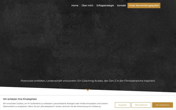 Screenshot of coach-roma.de