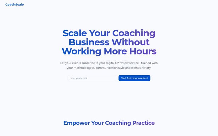 Screenshot of coach-scale.com