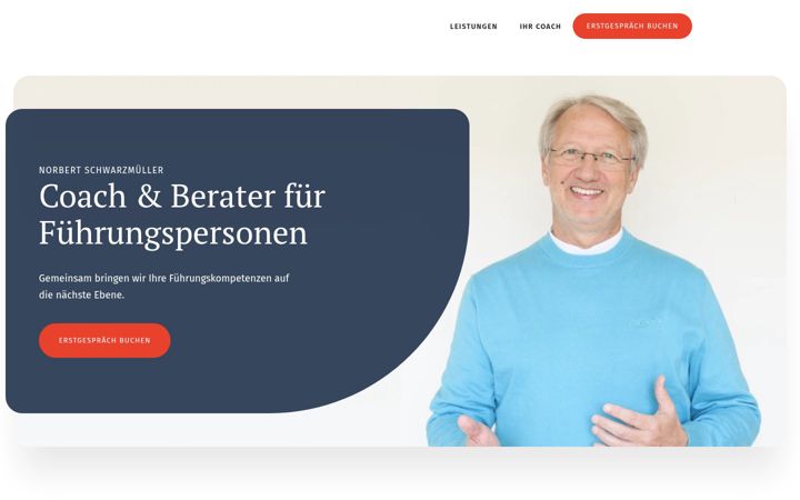 Screenshot of coach-schwarzmueller.com