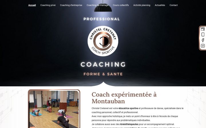 Ekrano kopija coach-sportif-montauban.fr