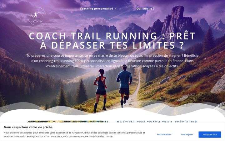 Ekrano kopija coach-trail.fr