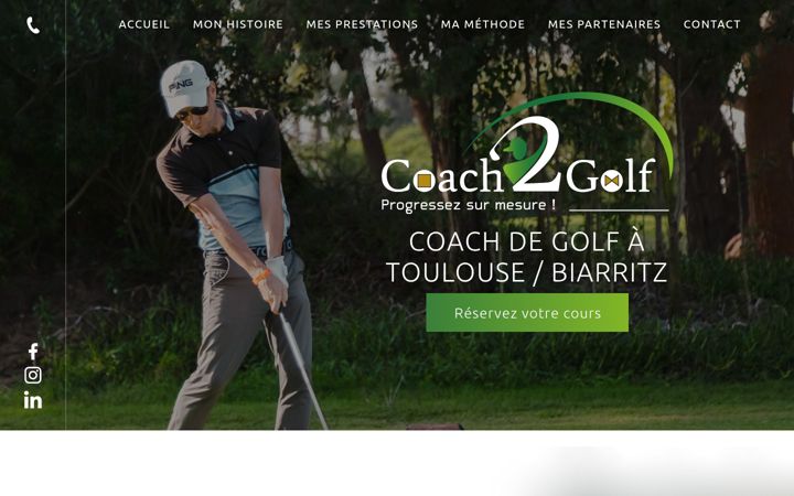 Screenshot of coach2golf.fr