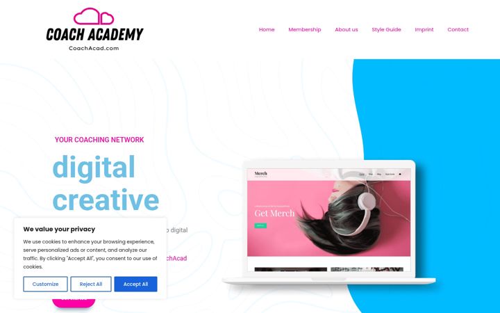 Screenshot of coachacad.com