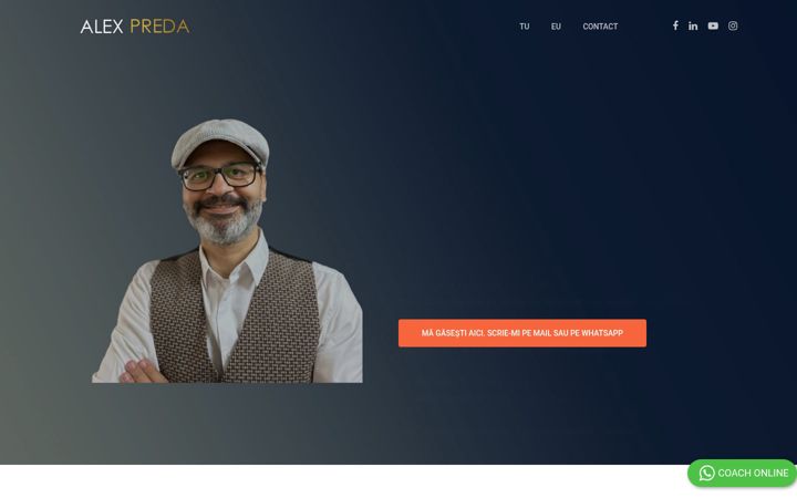 Screenshot of coachalex.ro