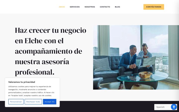 Screenshot of coachasesores.es