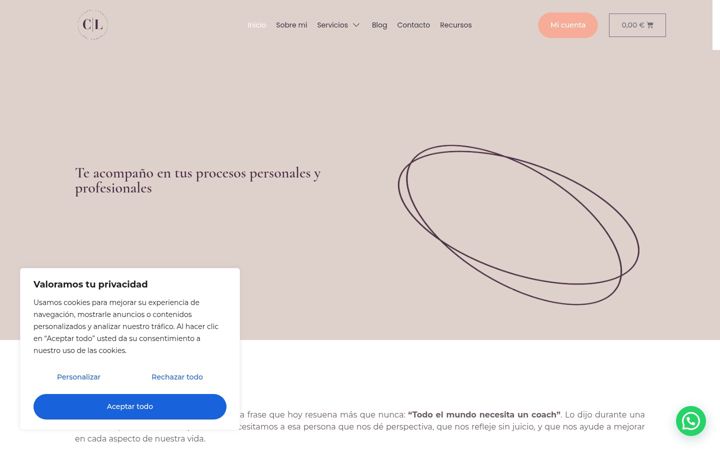 Screenshot of coachbarcelona.life