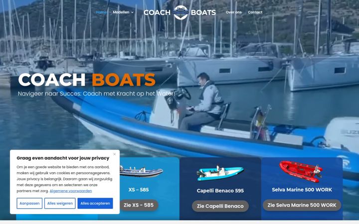 Skjámynd af coachboats.eu
