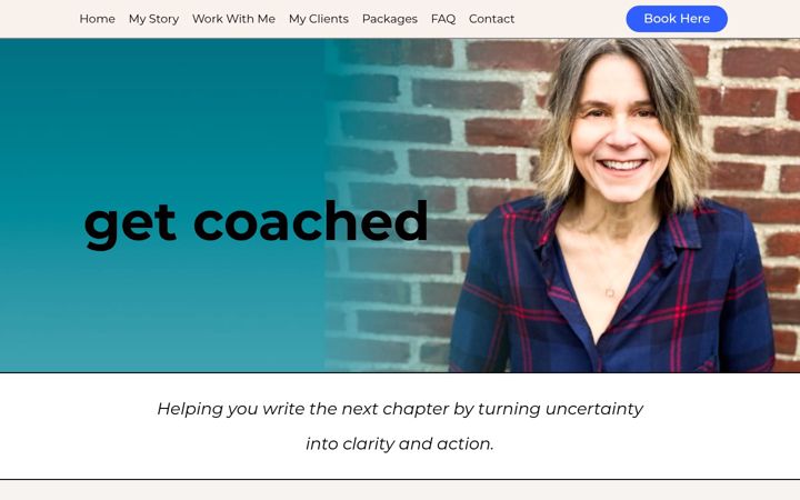 Screenshot of coachbymagda.com