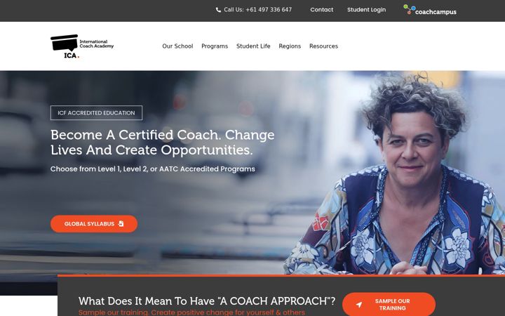 Screenshot of coachcampus.com
