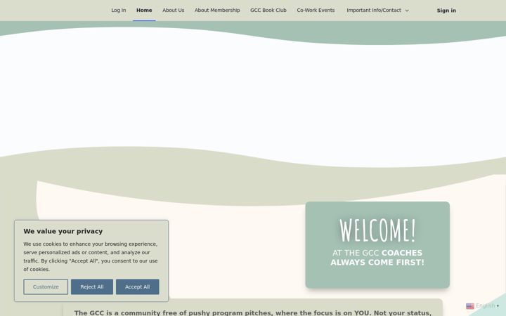 Screenshot of coachcoalition.org