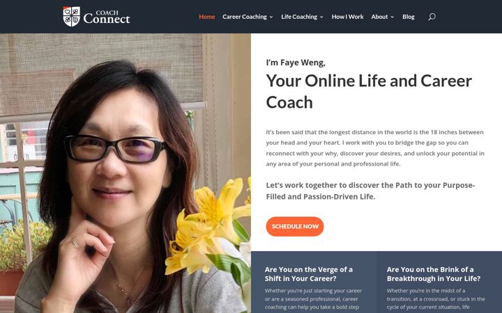 Screenshot of coachconnect.life