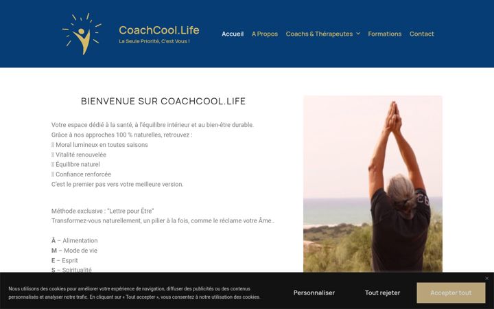 Screenshot of coachcool.life