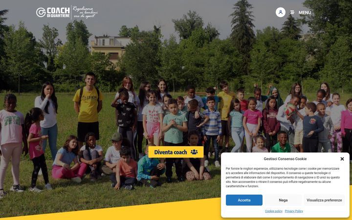 Screenshot of coachdiquartiere.it