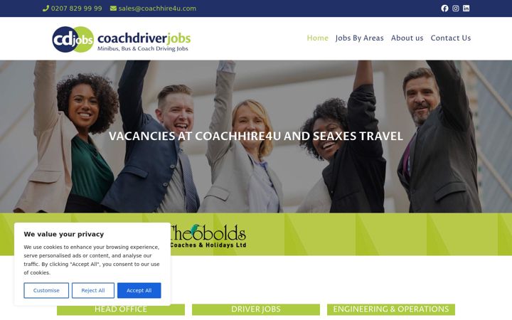 Zrzut ekranu coachdriverjobs.co.uk