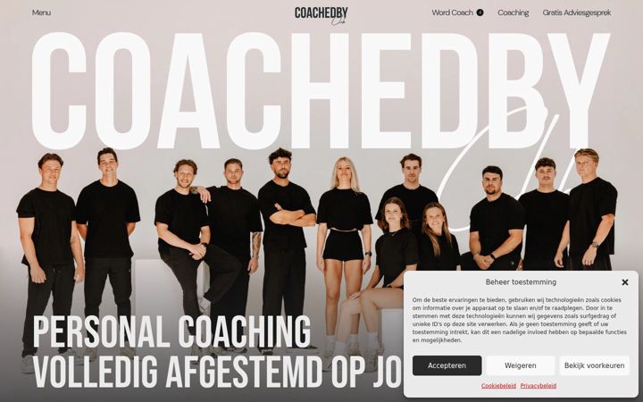 Screenshot of coachedbyclub.be