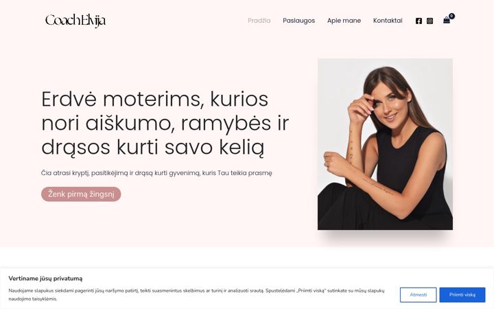 Skærmbillede af coachelvija.lt