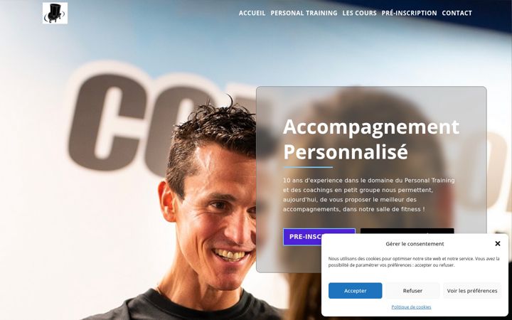 Screenshot of coachforlife.fr