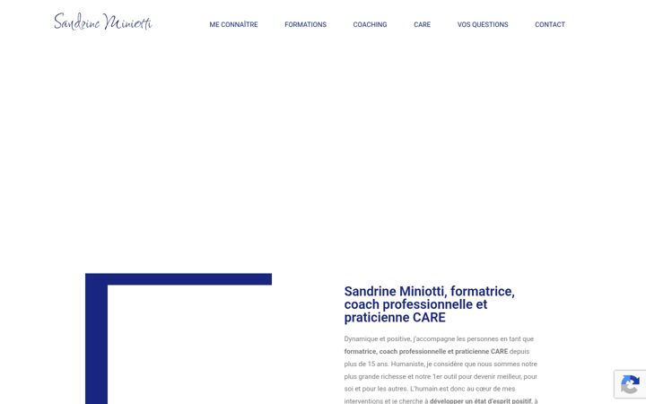 Screenshot of coachformatrice.fr