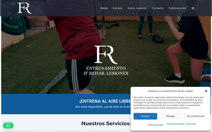 Screenshot of coachfranrodriguez.es