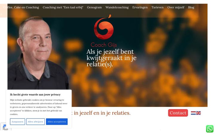 Screenshot van coachgijs.nl