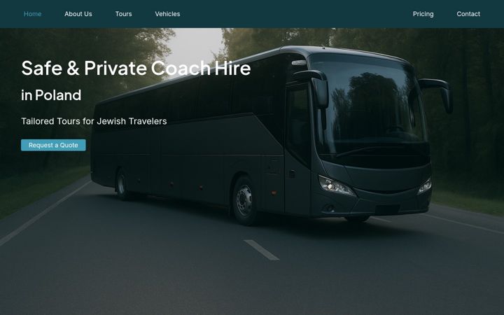 Screenshot of coachhirepoland.pl