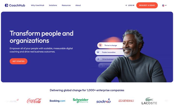 Екранна снимка на coachhub.io