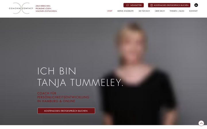 Screenshot of coachincontact.de