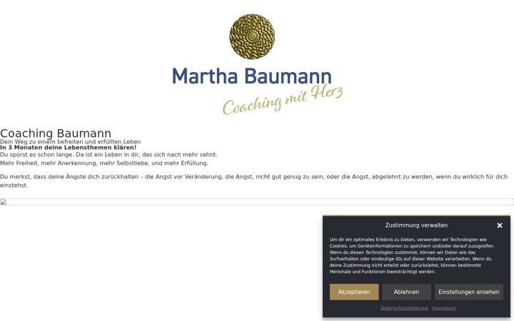 Screenshot of coaching-baumann.com