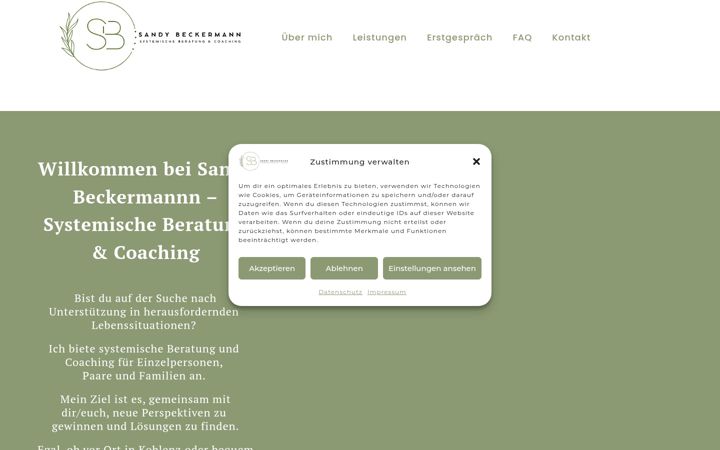 Screenshot of coaching-beckermann.de