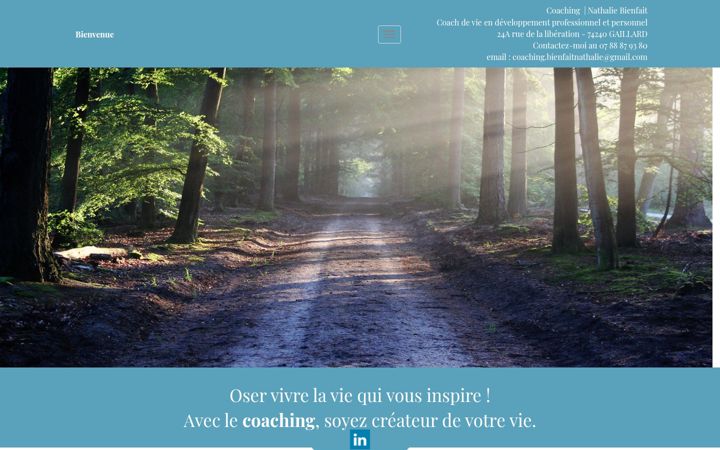 Screenshot of coaching-bienfait-nathalie.com