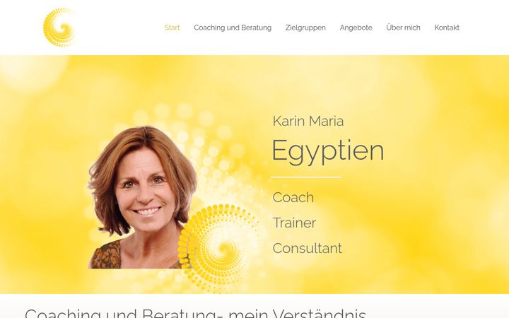 Screenshot of coaching-egyptien.de