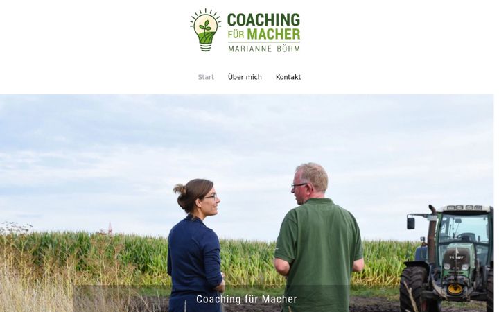 Screenshot of coaching-fuer-macher.de