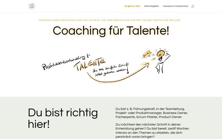 Screenshot of coaching-fuer-talente.de