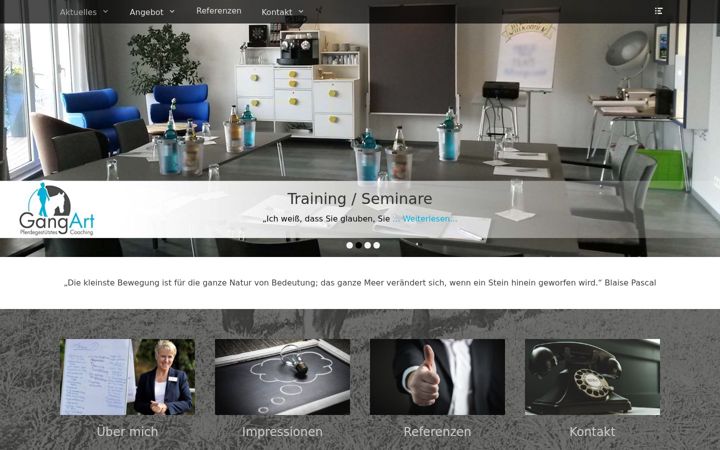 Screenshot of coaching-gangart.com