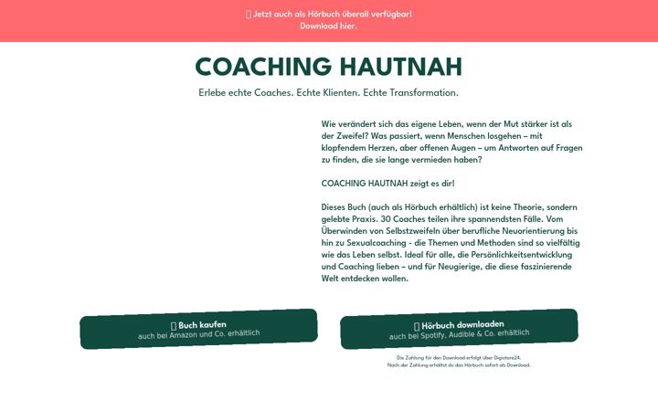 Screenshot of coaching-hautnah.de