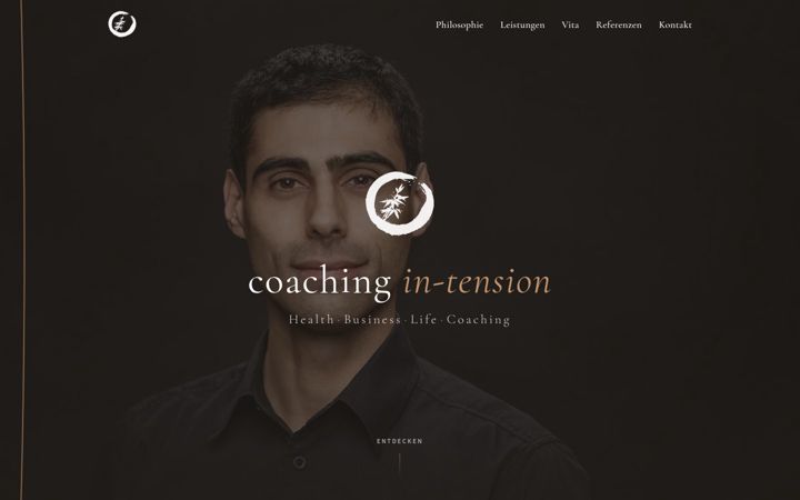 Screenshot of coaching-in-tension.de