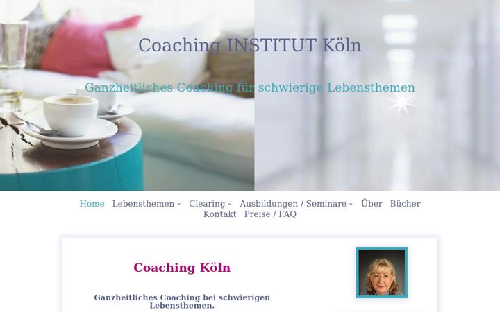Skjámynd af coaching-institut-koeln.de