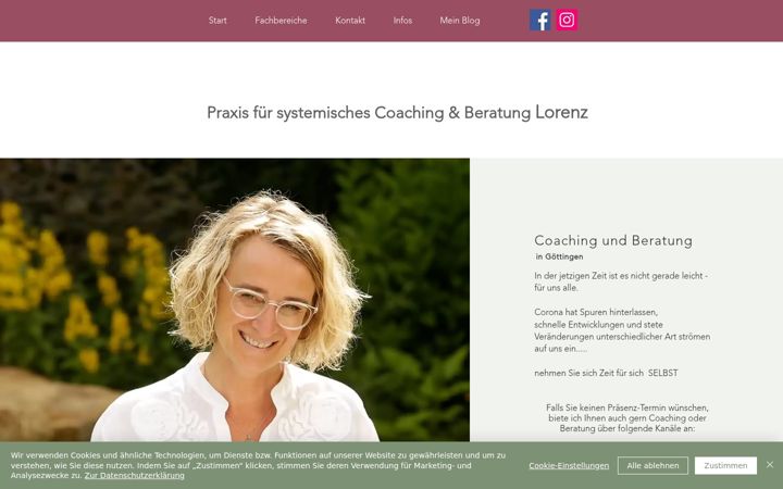 Screenshot of coaching-lorenz.eu