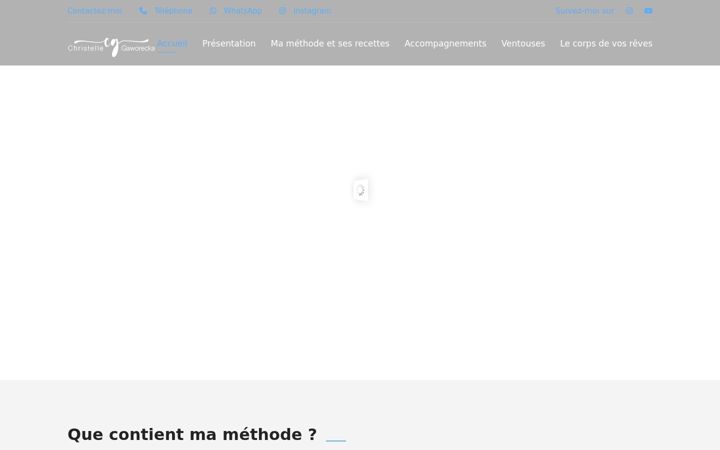 Screenshot of coaching-nutrition-minceur.fr