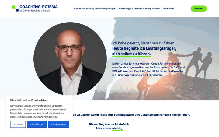 Screenshot of coaching-poiema.de