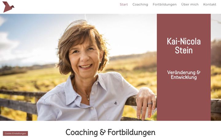 Screenshot of coaching-stein.de