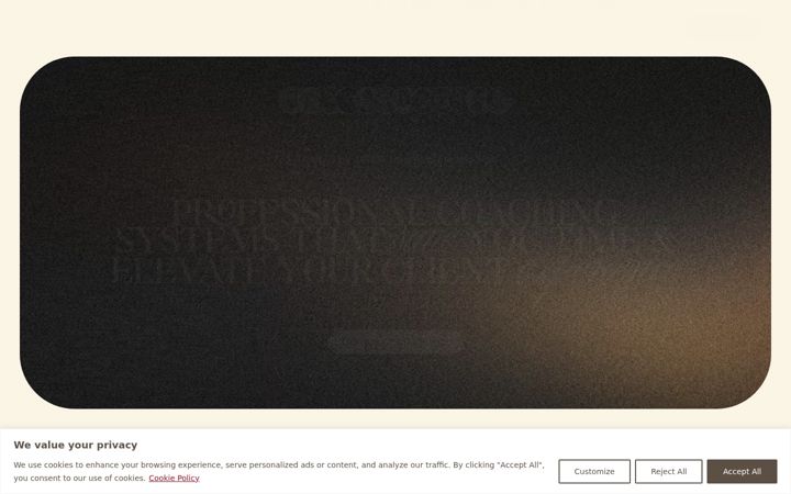 Screenshot of coaching-systems.com