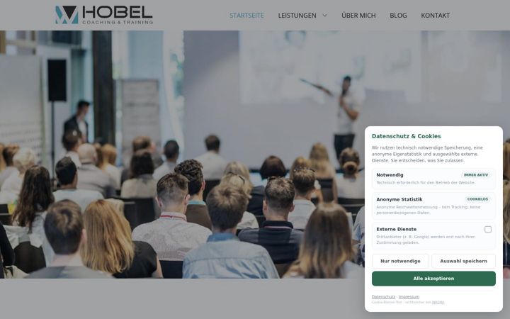 Screenshot of coaching-training-hobel.de