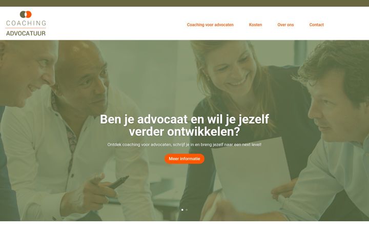 Screenshot van coachingadvocatuur.nl