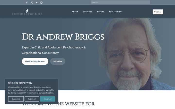 Screenshot of coachingandconsultancy.com
