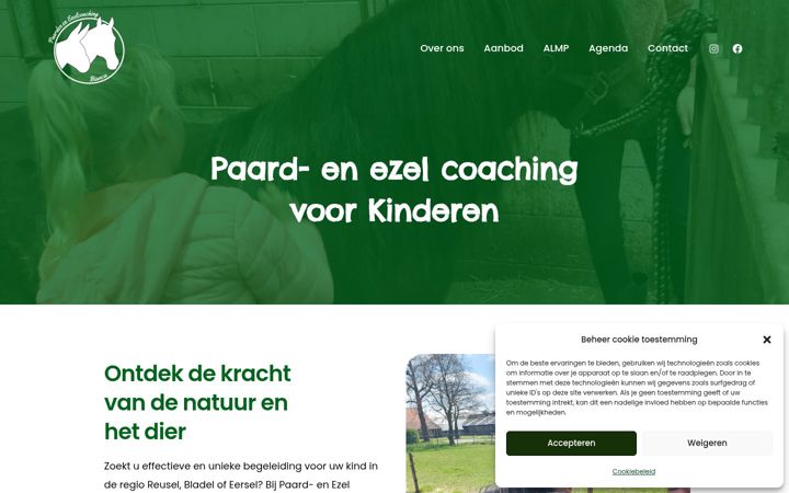 Screenshot van coachingbianca.nl